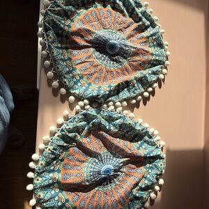 Bohemian Round Cushion Covers with Tassels